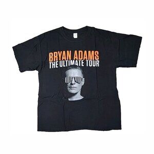 Bryan Adams The Ultimate Tour Tee-Shirt Front & Back Graphics Size L